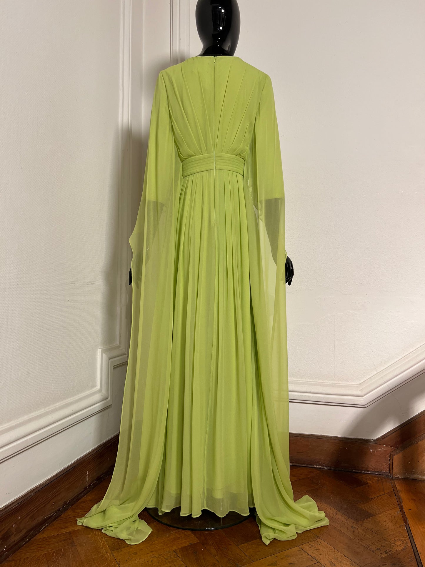 Silk Chiffon Pleated