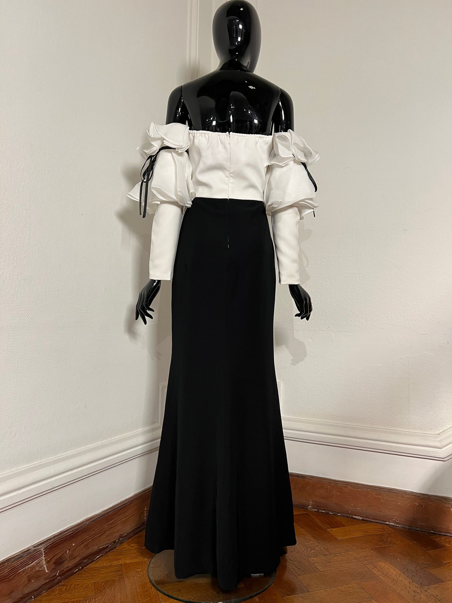 Black And White Gown
