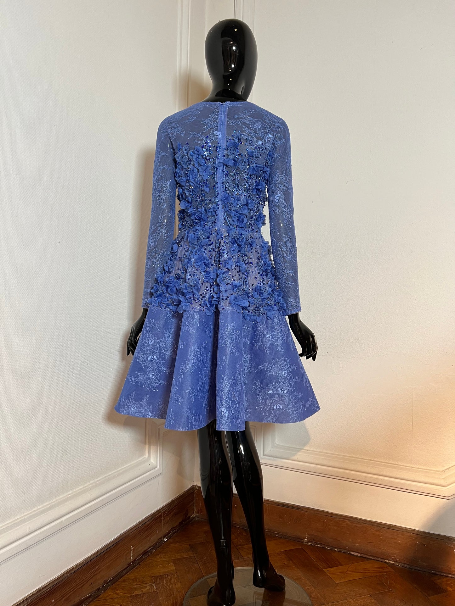 Blue cocktail dress