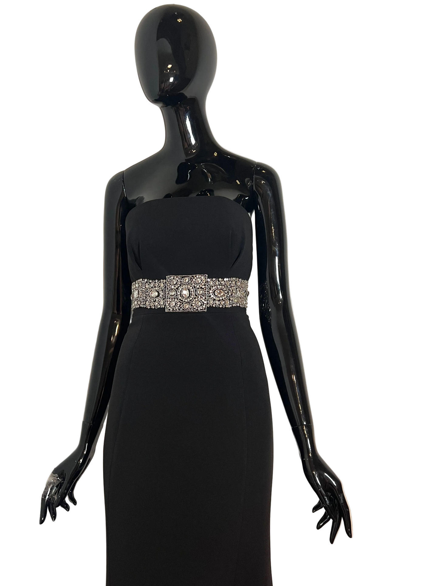Black beads dress