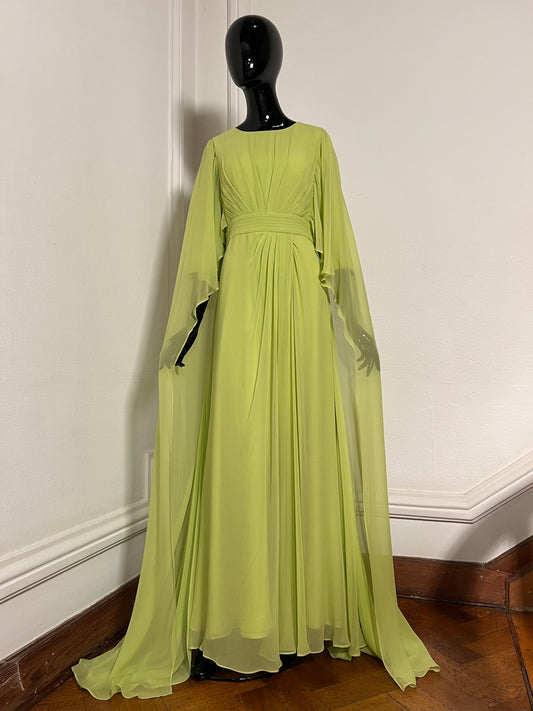 Silk Chiffon Pleated