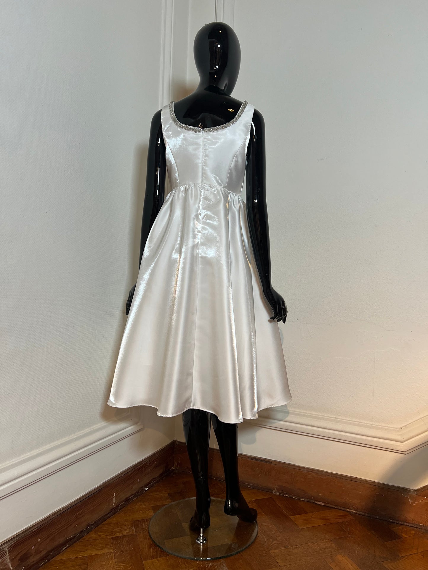 Organza Beaded Around The Neck