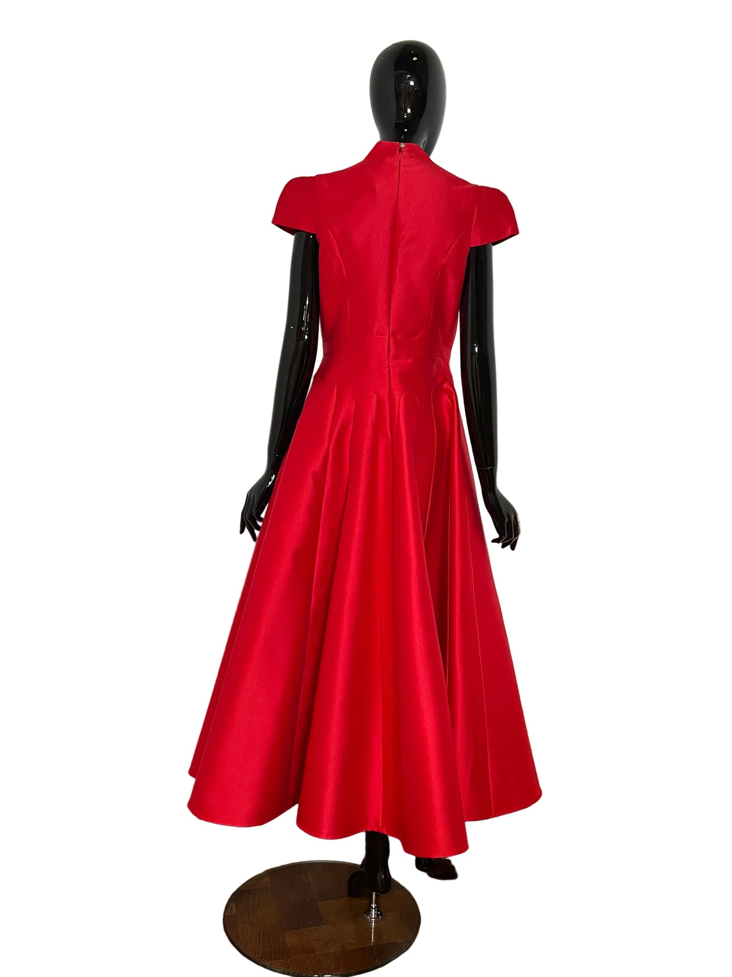 Red Mikado Dress