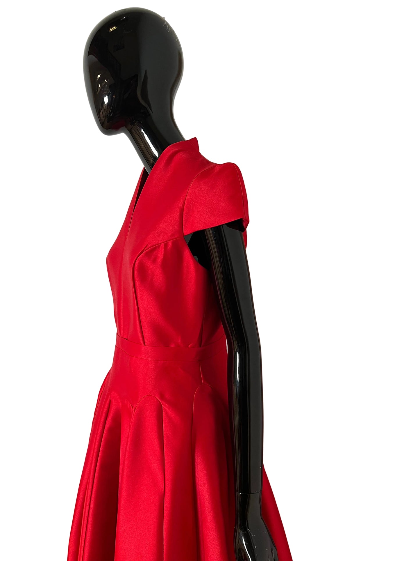 Red Mikado Dress