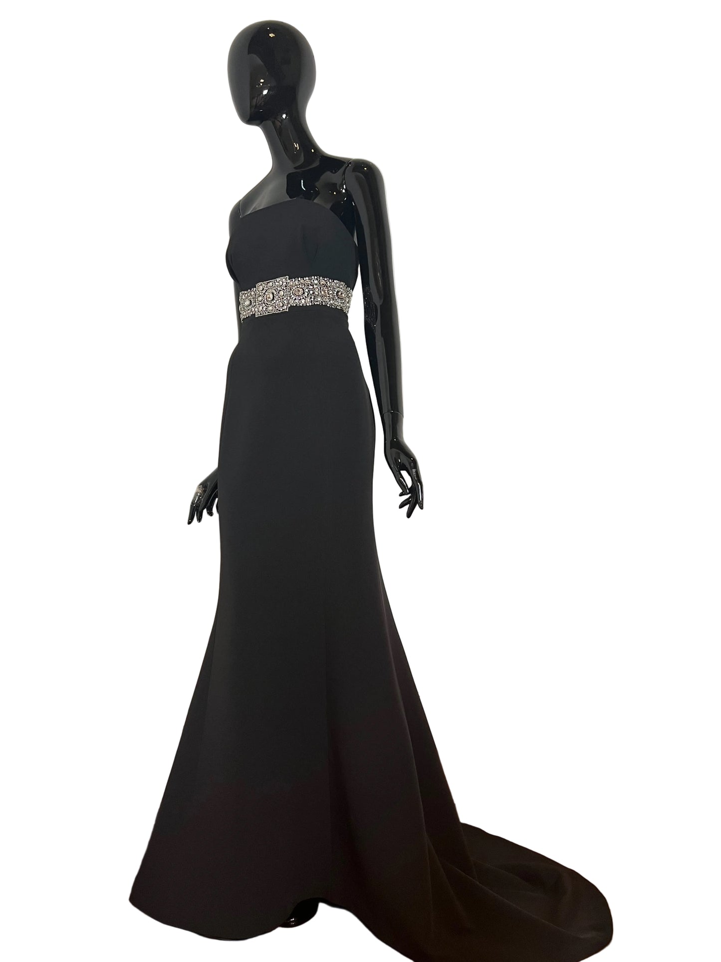 Black beads dress