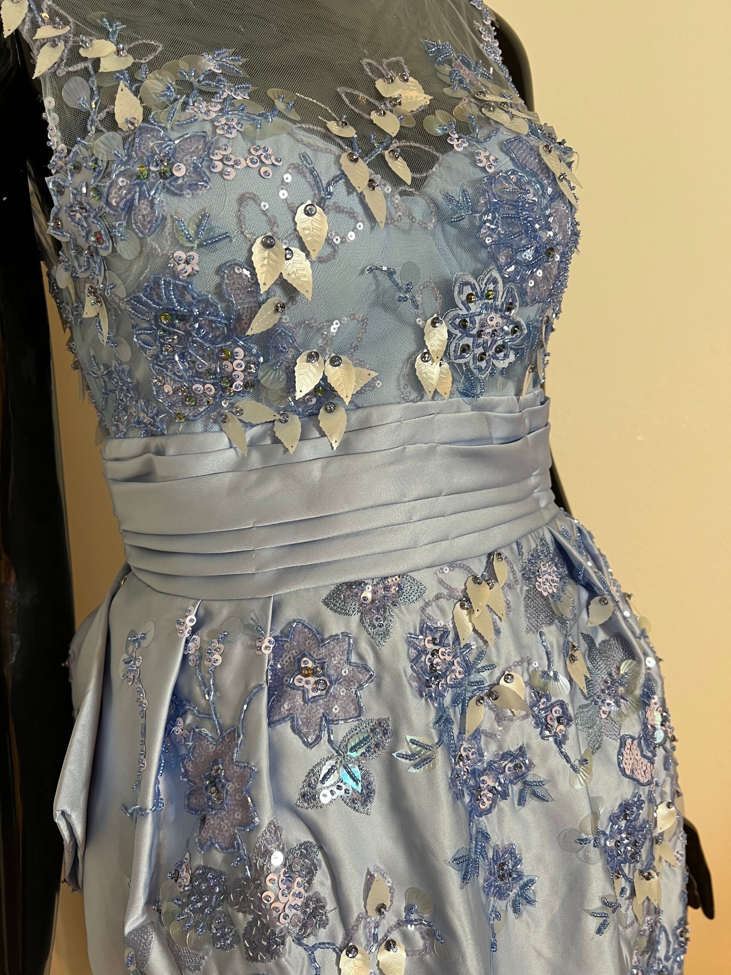Blue cocktail dress