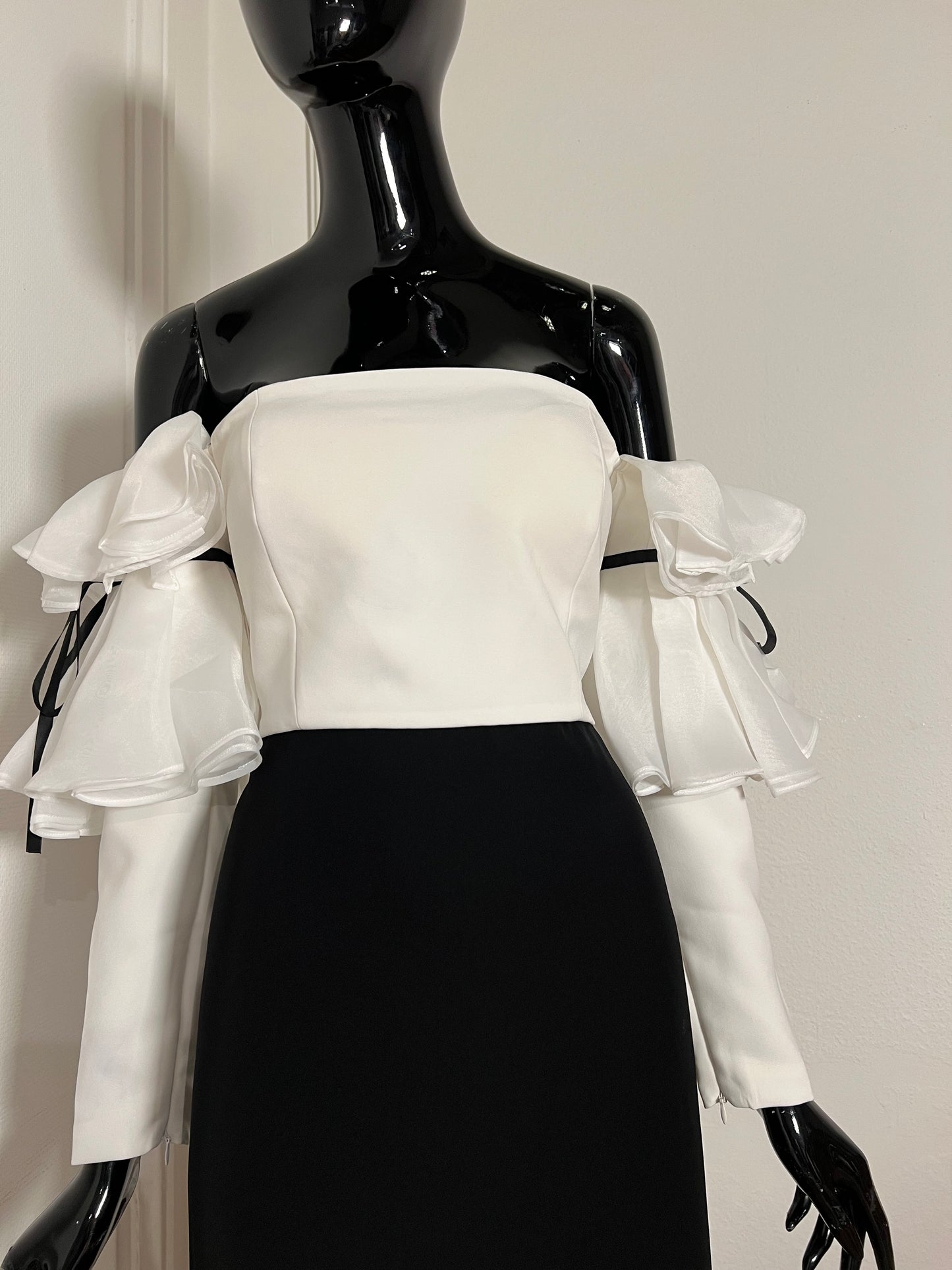 Black And White Gown