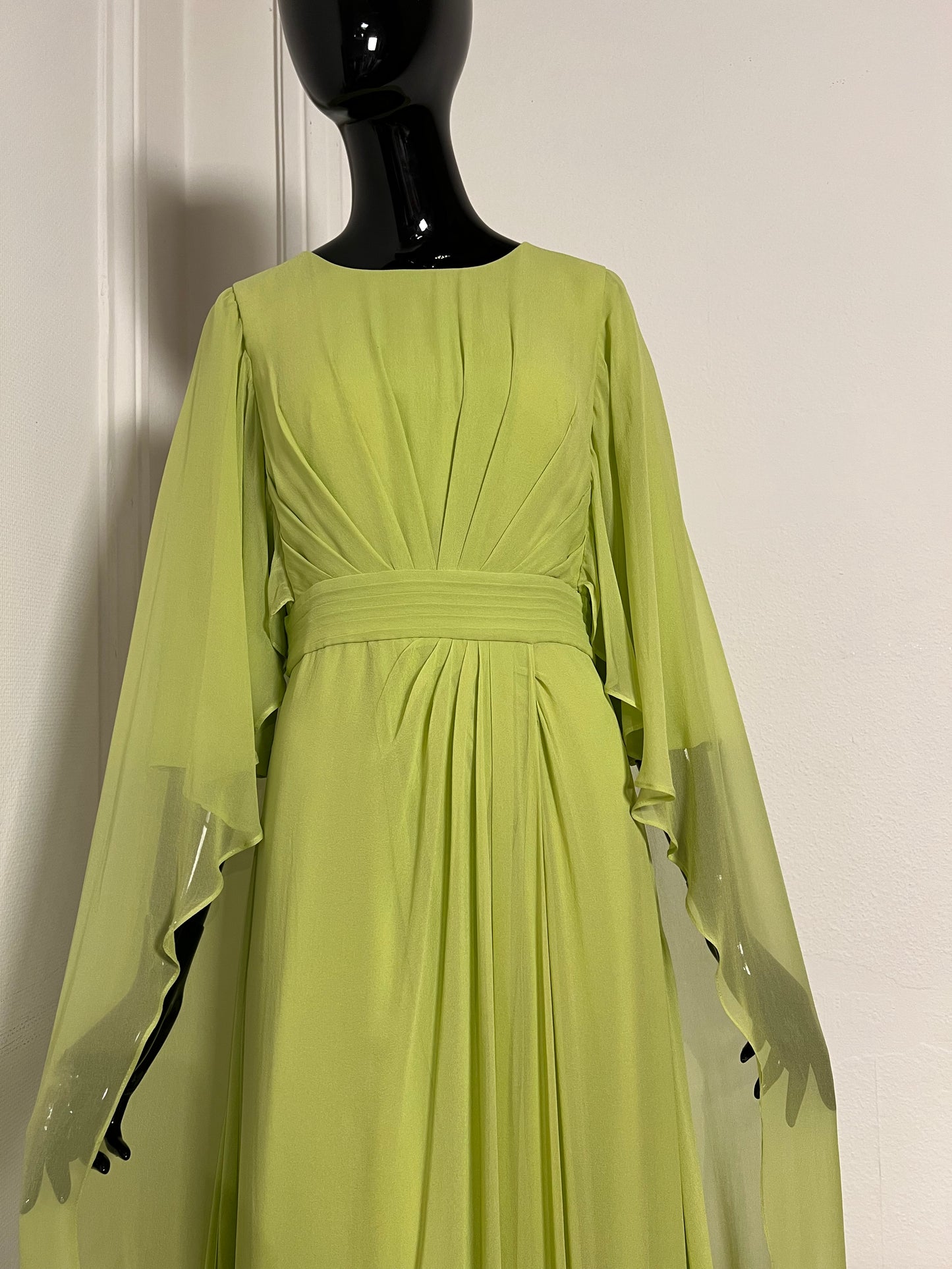 Silk Chiffon Pleated