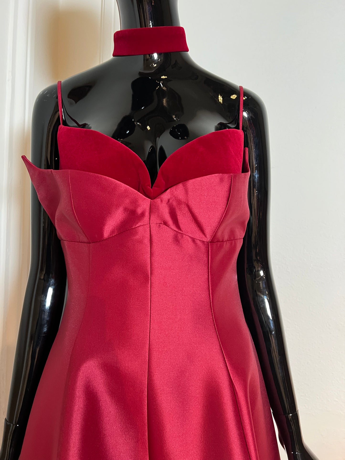 Red Mikado Dress