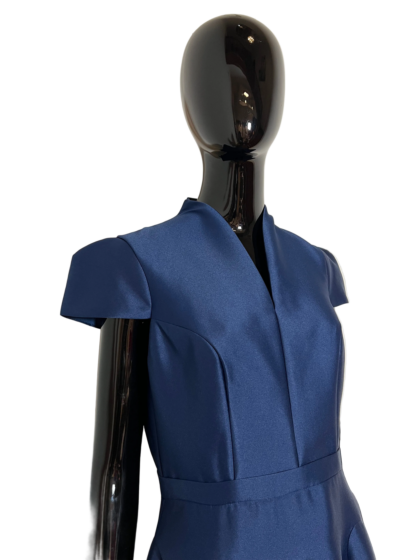 Blue Mikado Dress
